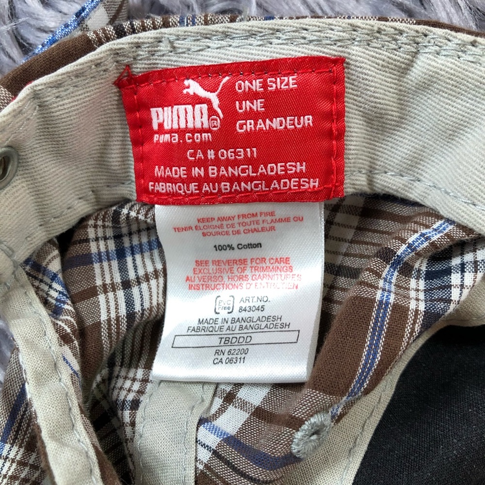 Puma checked Cap RARELY USED!🔥🔥🔥🔥 - Picture 4 of 5